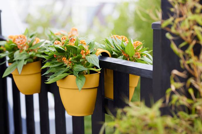 vibia campana flower twin 21cm honig gelb